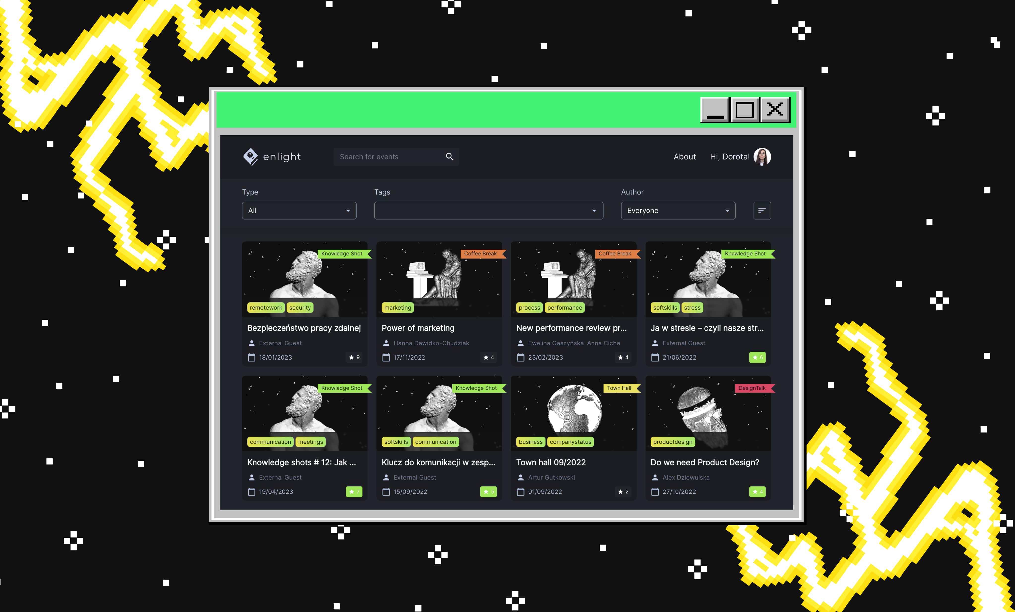 Enlight – the origin. From inception to implementation