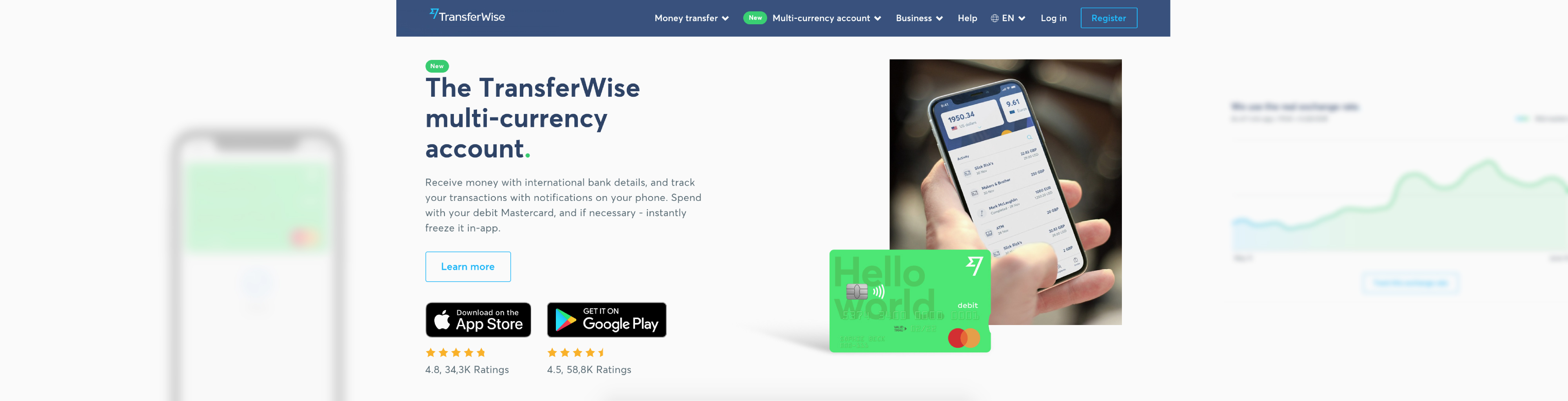 TransferWise web