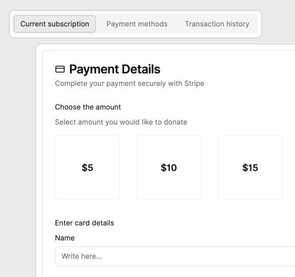 Subscriptions & Payments